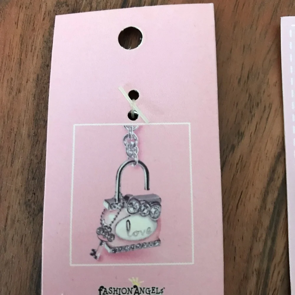 🗝VINTAGE Key Ring & Mini Purse Charm